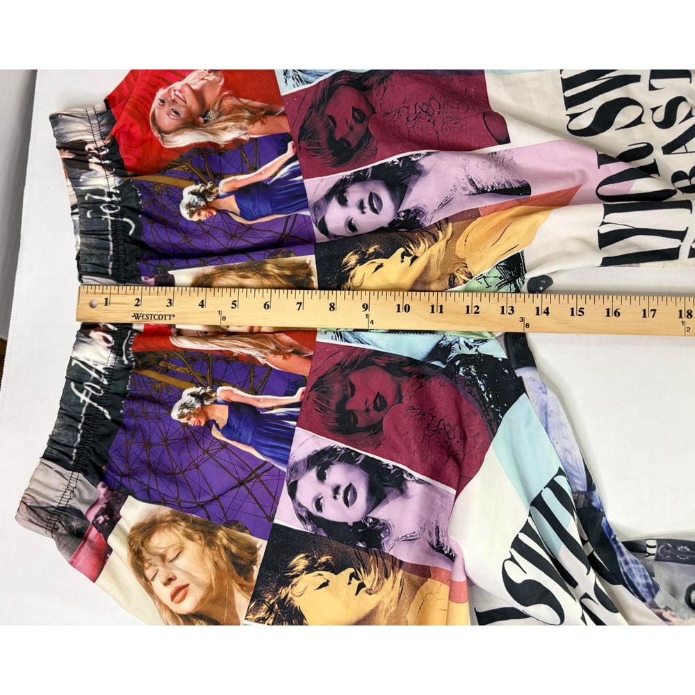 Taylor Swift Eras Tour Inspired Pants Womens Small Album Collage Lounge Printed - Picture 7 of 9